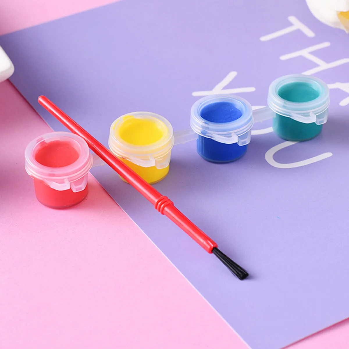 

6 pcs Diy Unfinished Wooden Plants Basin Painting Flowerpot Craft Kit For Kids Educational Home Office Cafe Decor Spring Design