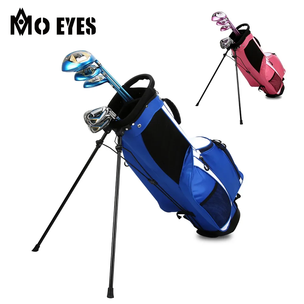 PGM MO EYES Golf Rack Bags Children\'s Large Capacity Package Kid Golf Clubs Bracket Ball Waterproof Anti-wrinkle Bag QB059