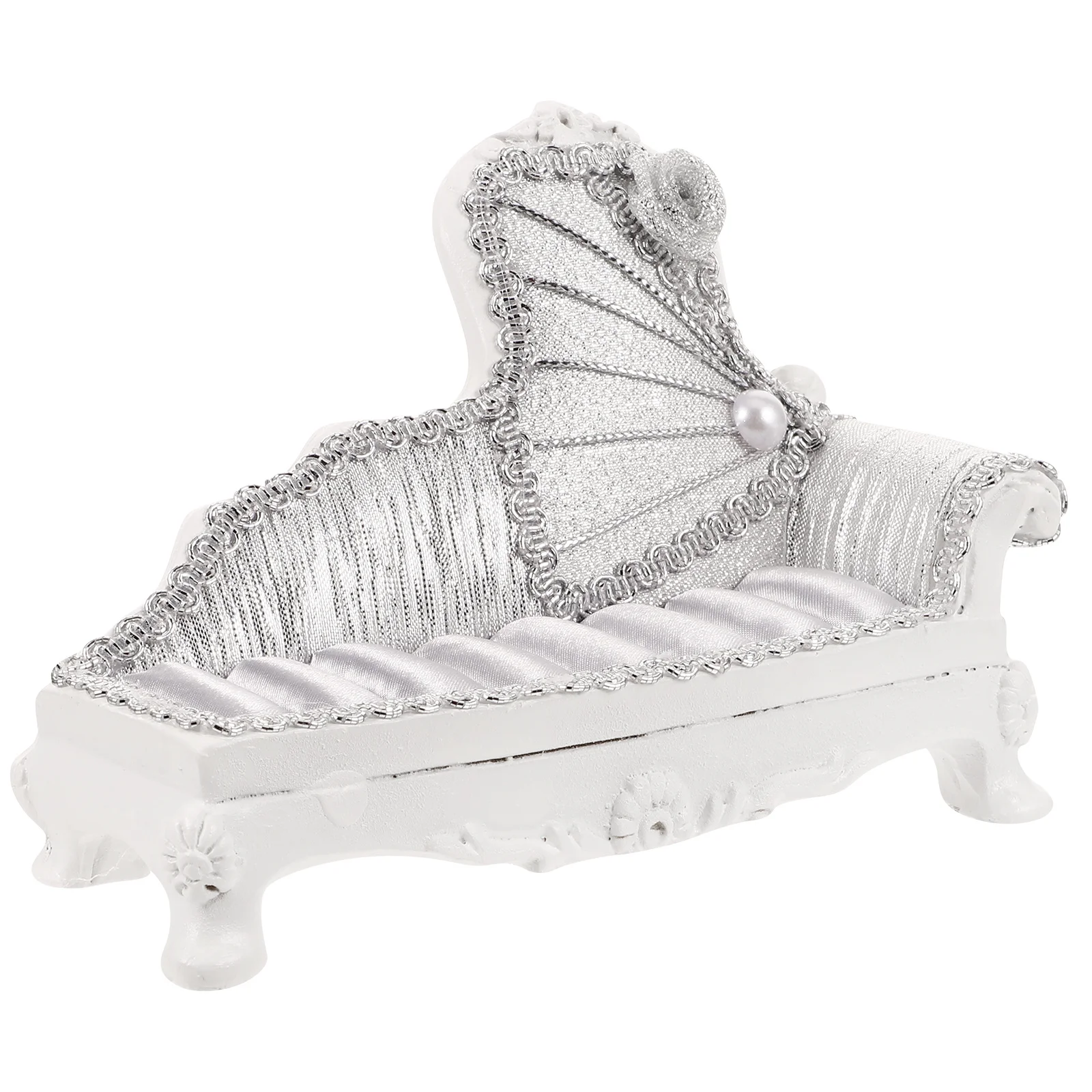 أريكة مجوهرات حافظة حامل صغير للخواتم أقراط القلائد أساور تخزين عرض موقف منضدية المنظم ديكور