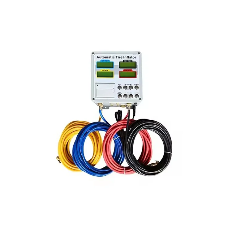 RM High-end Automatic Digital Tyre Inflator Tire Pressure Monitor Built-in Printer Multi-head for 4-Tyre Simultaneous Inflation