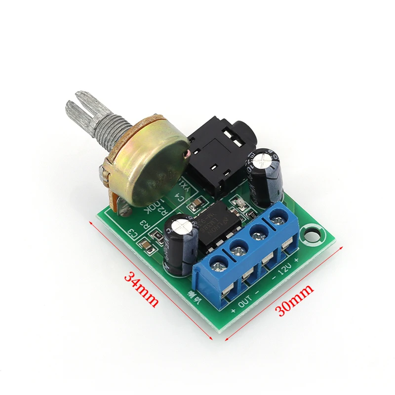 1/5/10Pcs YX1667 LM386 DC 3-12V Audio Amplifier Module with Adjustable Volume for DIY