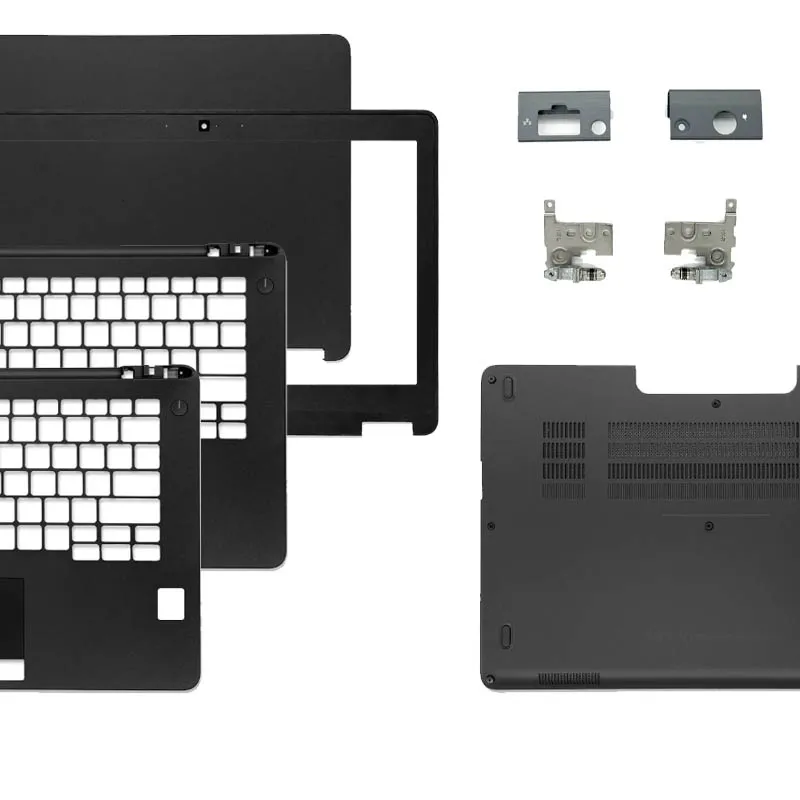 Not touch For Dell Latitude 7270 E7270 Laptop LCD Back Cover/Front Bezel/Hinges/Hinges Cover/Palmrest/Bottom Case Shell 0PFY8X