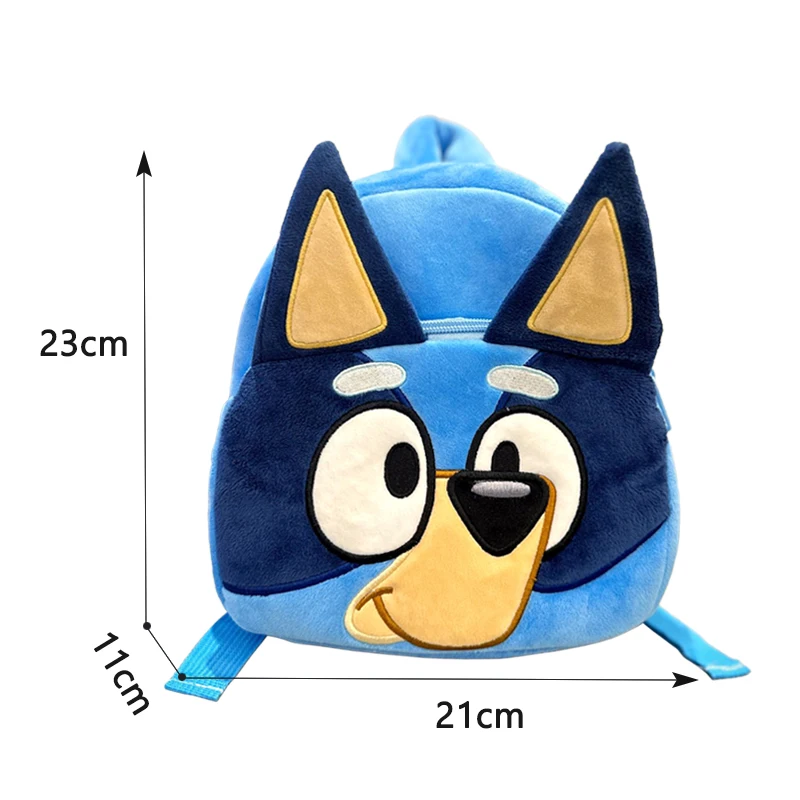 Bluey sac à dos Bingo Muffin Aime Figure court en peluche matériel cartable Snack sac de rangement cadeau pour enfants