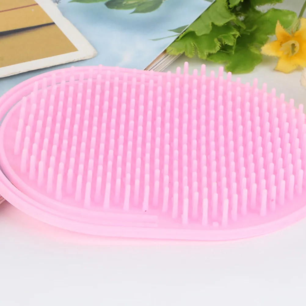 

16Pcs Massage Comb for Hair Washing Scalp Cleaning Brush Portable Plastic Hair Care Tool for Home Salon Use Random Color