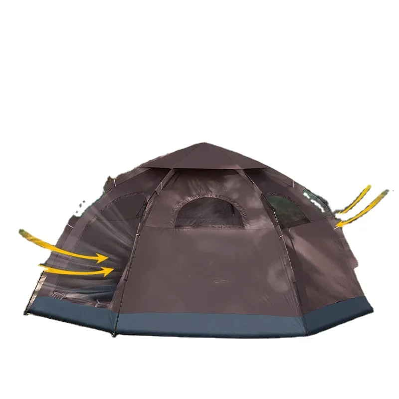 Fully automatic folding camping tent for 1-4 person