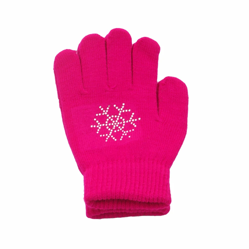 Outdoor Sport Figure Skating Wrist Gloves Children Colorful Gloves Adult Warm Thickened Hand Protector Non-stick Skating Gloves