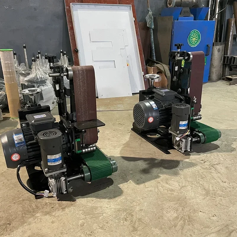 Fully Automatic Benchtop , Polishing Belt Sander, Stainls Steel Plate Wire Drawing , Metal Deburring hine
