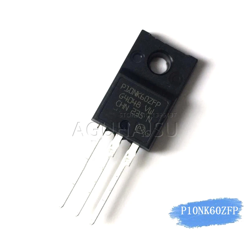 10pcs FQPF10N60C TO-220 10N60 TO220 10N60C 10A 600V MOSFET N-Channel