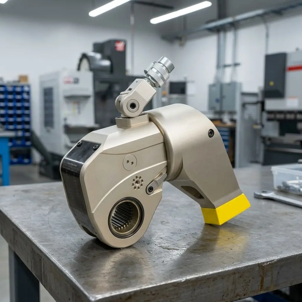 10- High Efficiency 700bar 1551-15516Nm Durable Robust for Large Bolt Installation Square Drive Hydraulic Torque Wrench