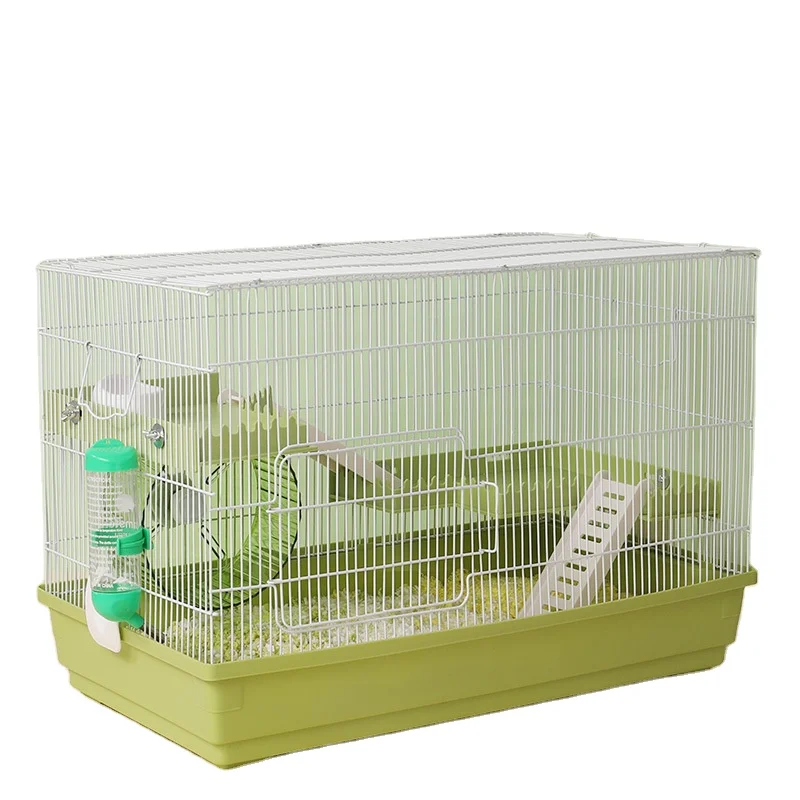 

Small Animal Cage Large Hamster Cage Metal 60cm with Accessories