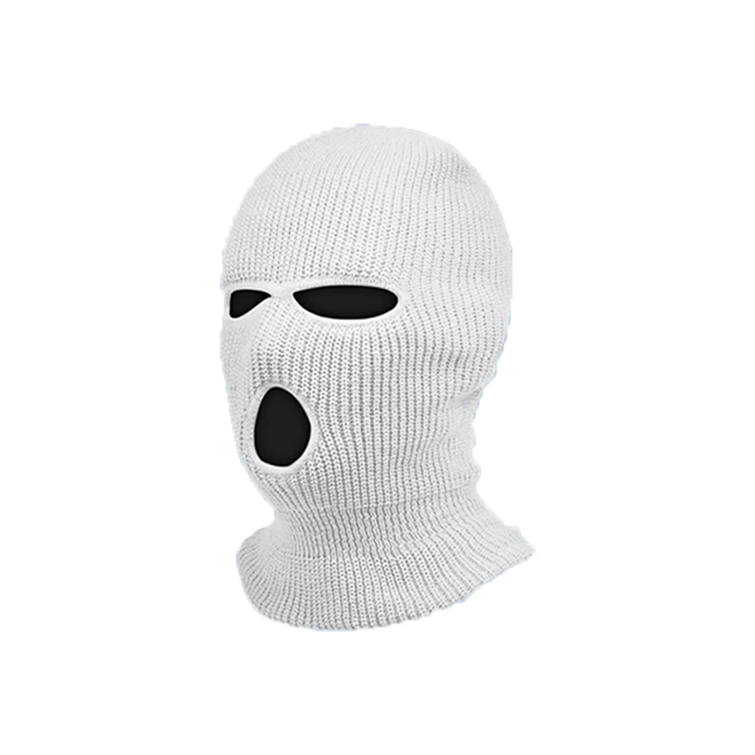 Spoof Car Seat Cover Masked Person Knitted Headgear Halloween Headrest Cover Decoration Car Anti-theft Warning Accessories