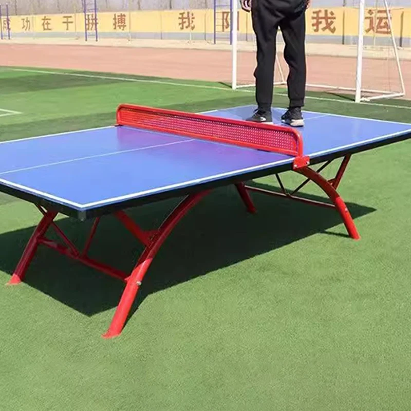 2027 Standard Size Sports SMC Ping-Pong Table Set With 50mm Stainless Steel Legs Outdoor Table Tennis Table With Net Wholesale