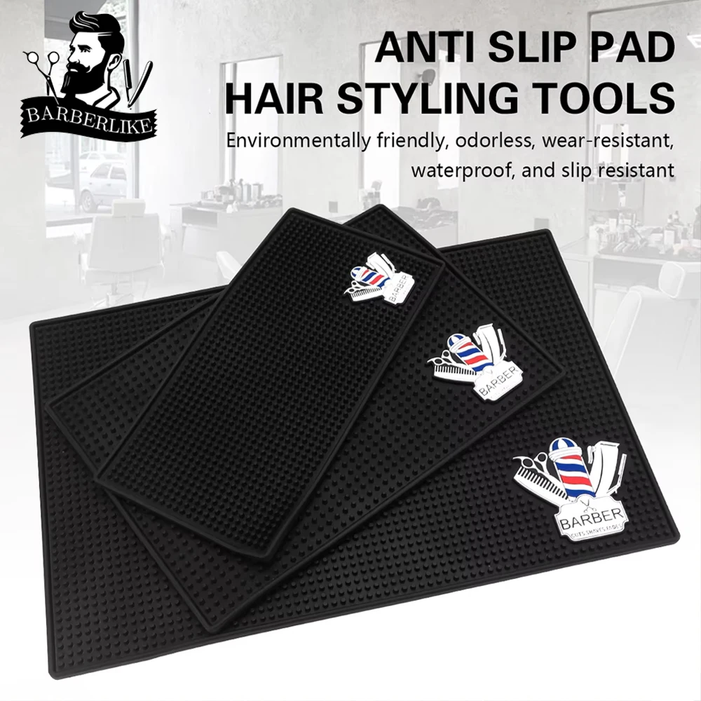 

Barber Non-slip Station Mat Cushion Pad Hairdress Tool Clippers Scissors Comb Trimmers Brushes Storage Organizer Salon