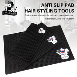 Barber Non-slip Station Mat Cushion Pad Hairdress Tool Clippers Scissors Comb Trimmers Brushes Storage Organizer Salon