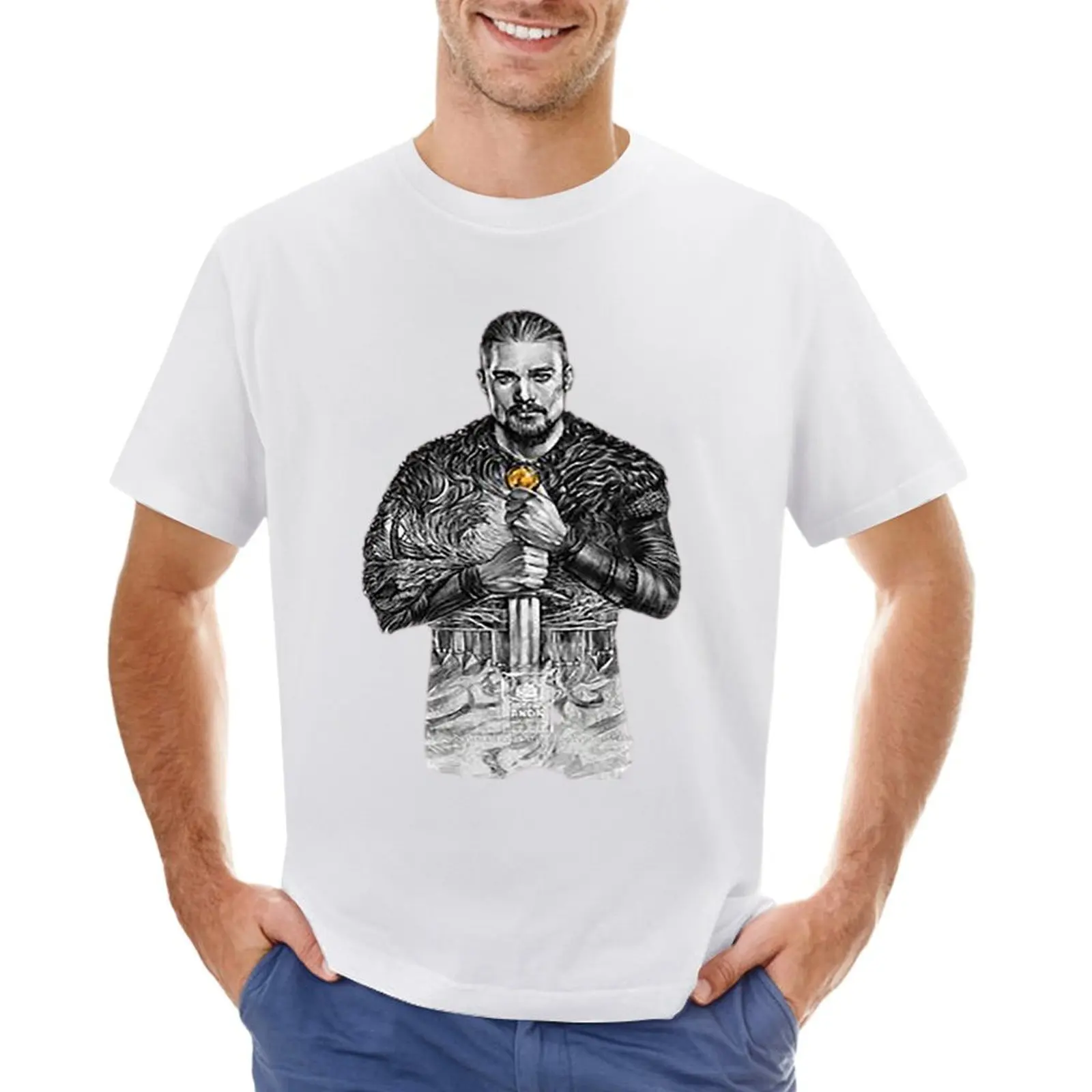 the last kingdom uhtred T-shirt quick drying Blouse tops anime t shirts for men