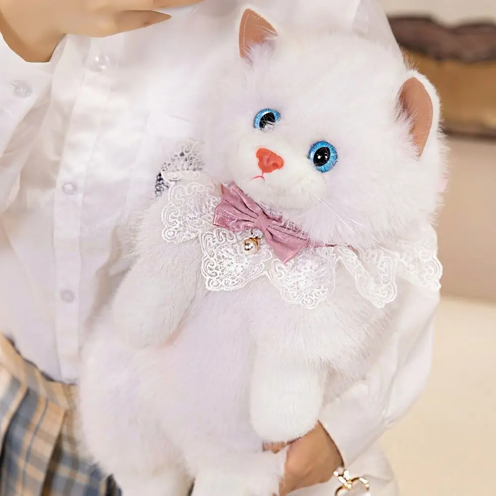 

Super Realistic Simulated Puppet Cat Backpack Cute Cartoon Cat School Bags Travel Storage Stuffed Animals Animals Bag Baby Bag