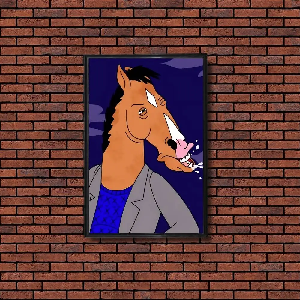 Abstract internet meme BoJack Horseman Poster Prints Wall Art Painting Picture Gift Living Room Bar Restaurant Dec Sticker Large