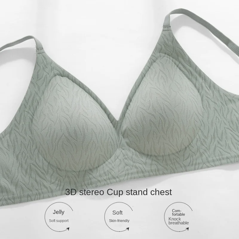 Сексуальный бесшовный бюстгальтер без косточек, нижнее белье для женщин, приятное для кожи дышащее женское нижнее белье, спортивный бюстгальтер пуш-ап