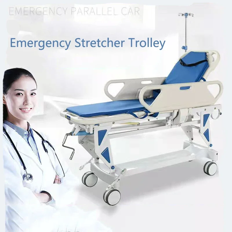 High Quality Medical ABS  Plastic Emergency Bed Hospital Ambulance Stretcher Trolley For Sales