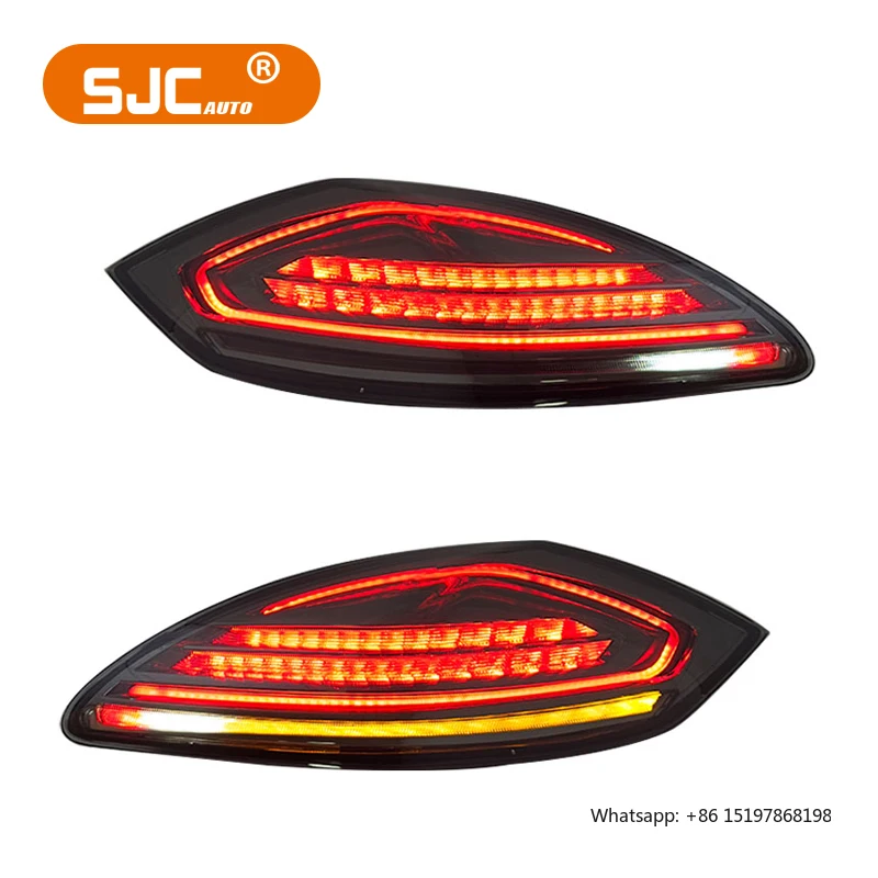 SJC for Porsche Panamera 970.1 Taillight Assembly 2010-2013 Modified LED Rear Lamp Car Accessories Plug and Play Lighting System