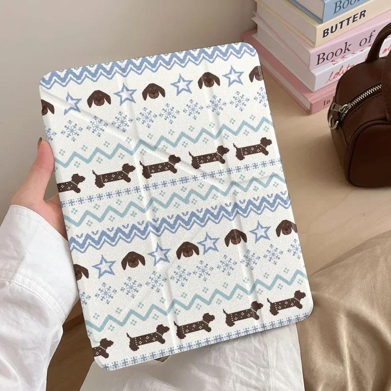 

Pencil Holder Case Funda for Ipad 2017 2018 9.7inch 10.2 7th 8th 9th Gen Ipad Mini6 8.3 Pro 11 2nd 3rd 4th 10th Funda Dachshund