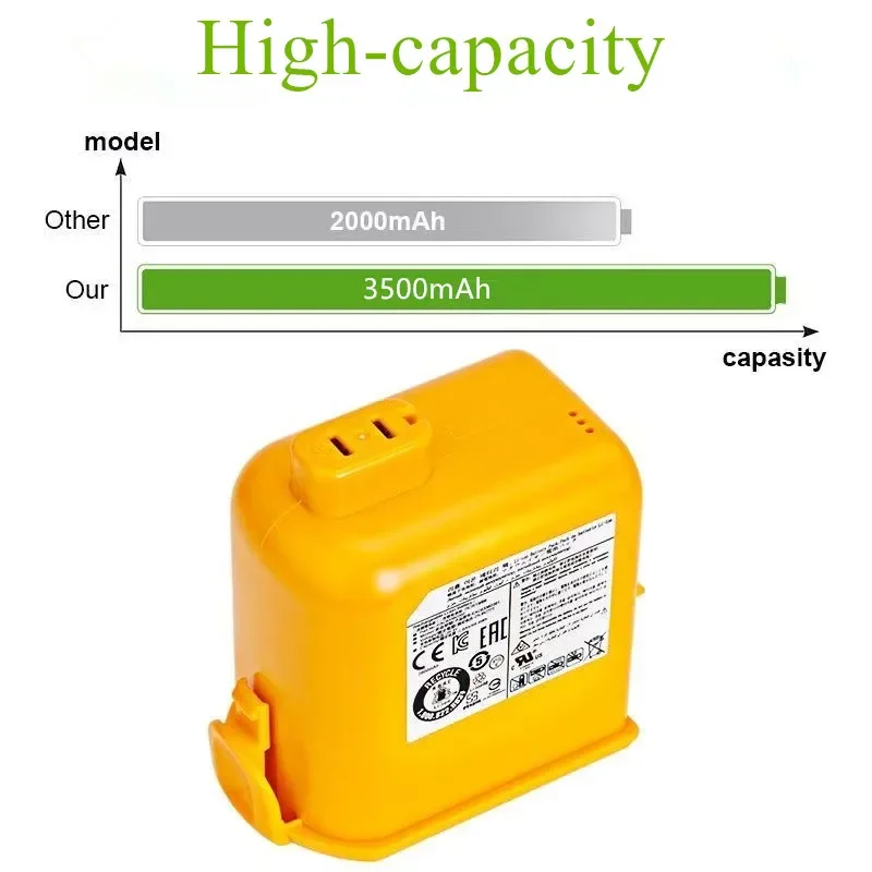 Nuovo di zecca. Per LG A9 A905M A907GMS A905RM A958SA A9PLUS A9EAC63758601 A9M A9MAX A9N A9Plus. Batteria per aspirapolvere