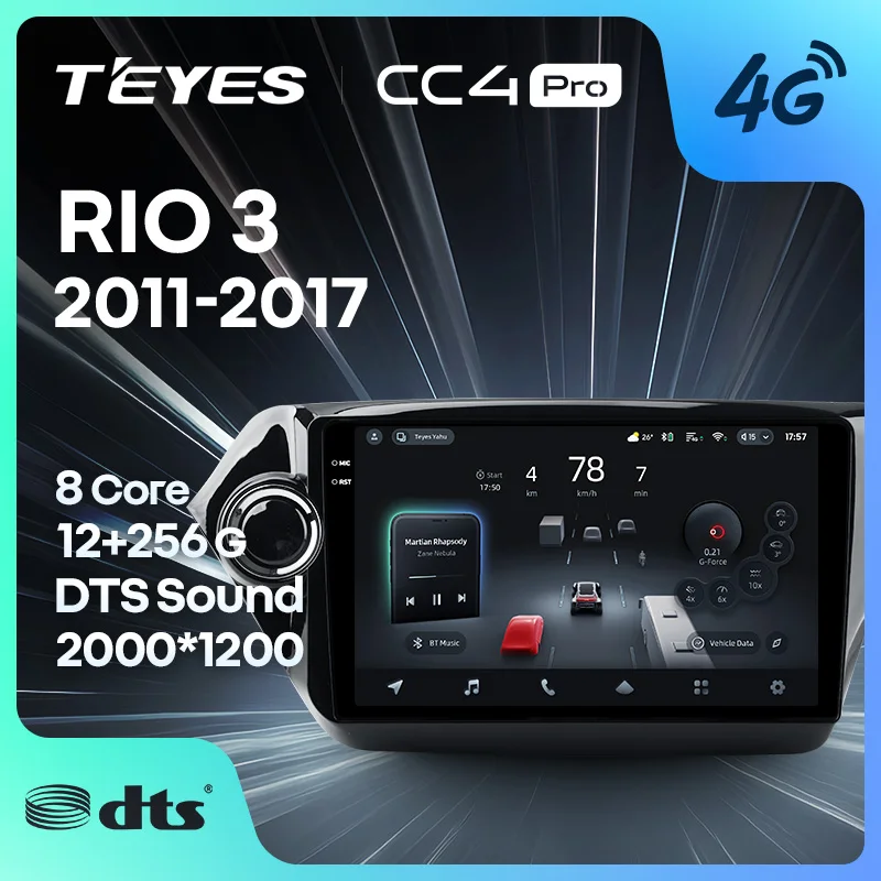 Kia RIO 2DIN Multimedia Car Player