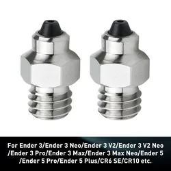 High Flow Extrusora Print Head para impressora 3D, MK8 bocal, aço endurecido bimetálico, Ender 3 V2, Ender 5, CR6, SE, CR10