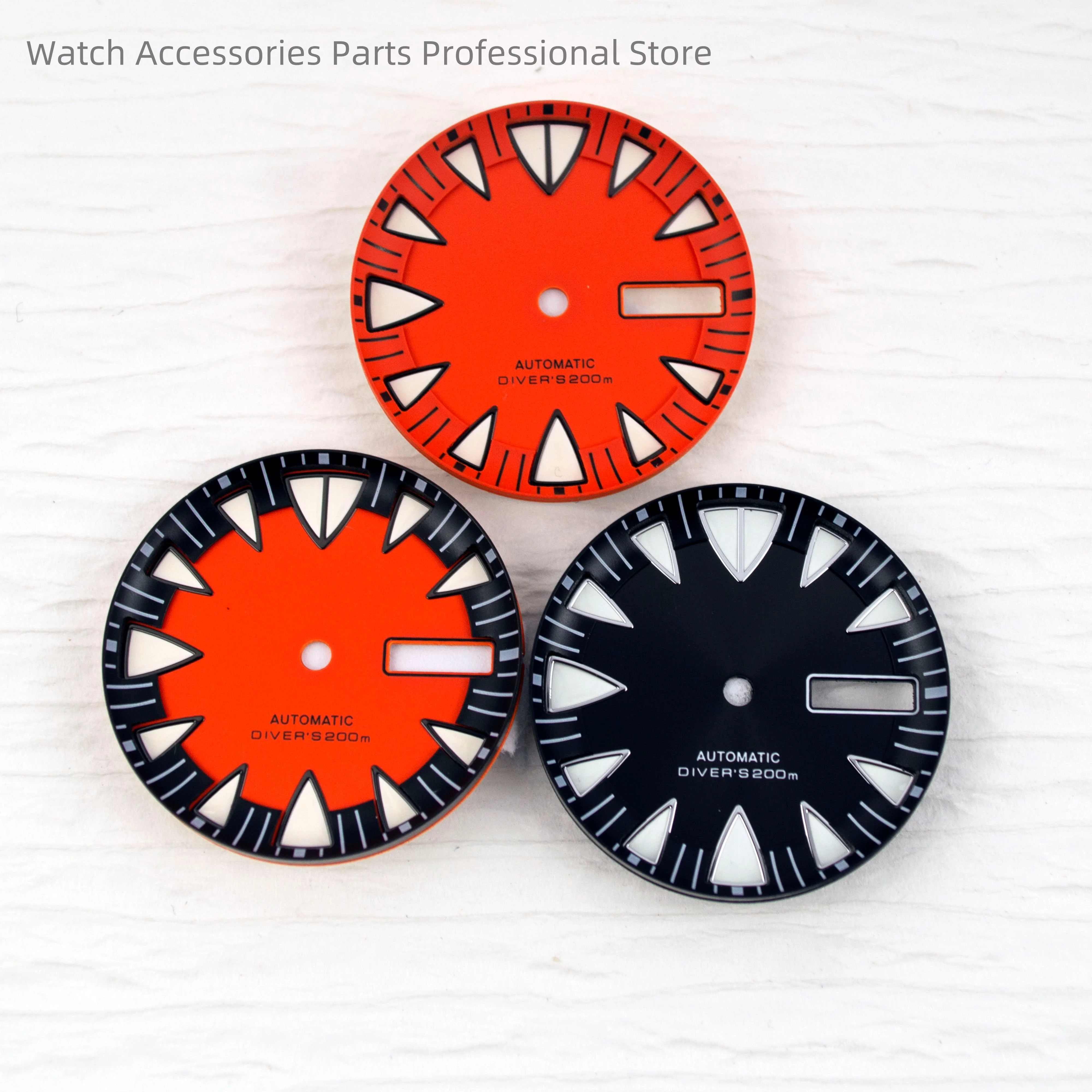 

Циферблат NH36 28,5 мм подходит для NH36 NH36A с автоматическим механизмом, черный/красный циферблат для часов Monster, стерильный зеленый светящийся циферблат, циферблат часов NH36