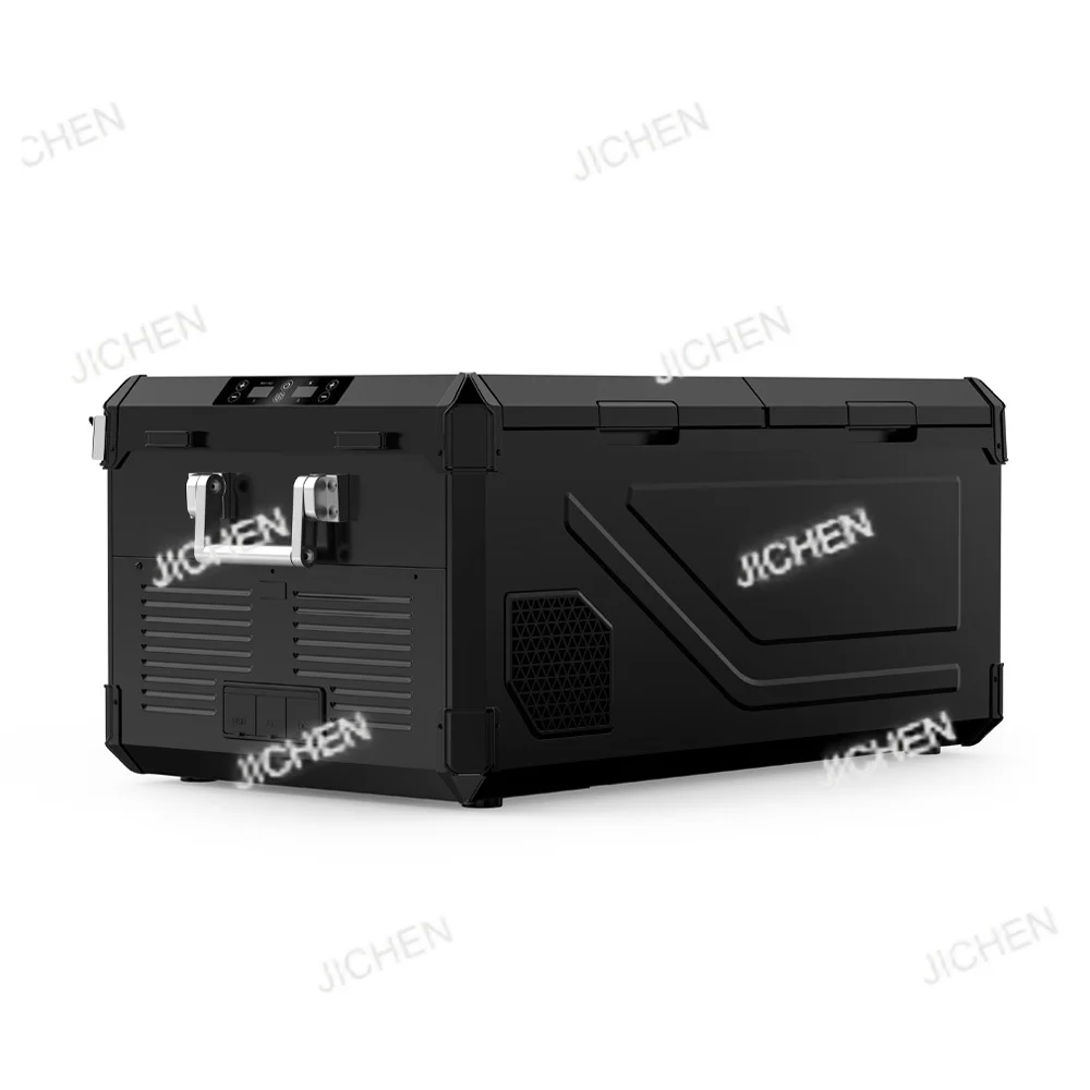 

Электрическая портативная морозильная камера 75 л, 24 В, 12 В, металлический автомобильный холодильник, компрессор для кемпинга, автофургона, портативный крутой автомобильный холодильник