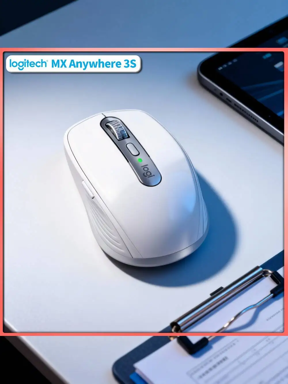 Logitech MX Anywhere 3S - 8K DPI, MagSpeed Scroll, Silent Click, Multi-Device, Jewelry Shop & Gem Inventory