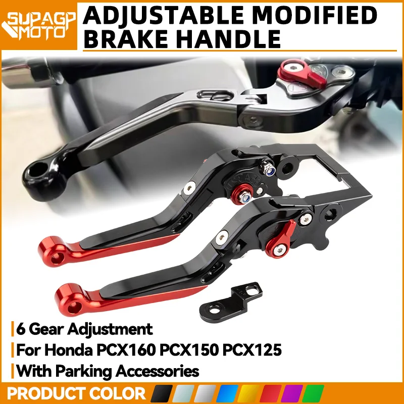 

For Honda PCX160 PCX125 PCX150 2021-2025 2024 2023 2022 Motorcycle Adjustable Folding Brake Levers Clutch Lever Handle Lever Set