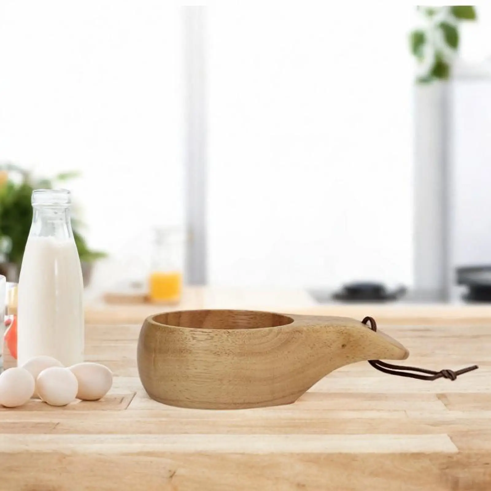 Wooden Cup Drinking Cup Practical Handmade Tableware 160ml Teacup Camping Cup for Outside Picnic Backpacking Home Hiking