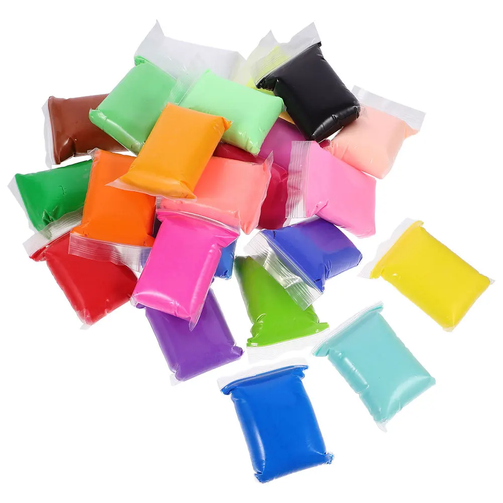 48 Stück lufttrockener Modelliermasse, weich, antihaftbeschichtet, für Kinder, DIY-Handwerk, Skulptur, kreative Kunst, Klassenzimmerbedarf, Formton für Kinder
