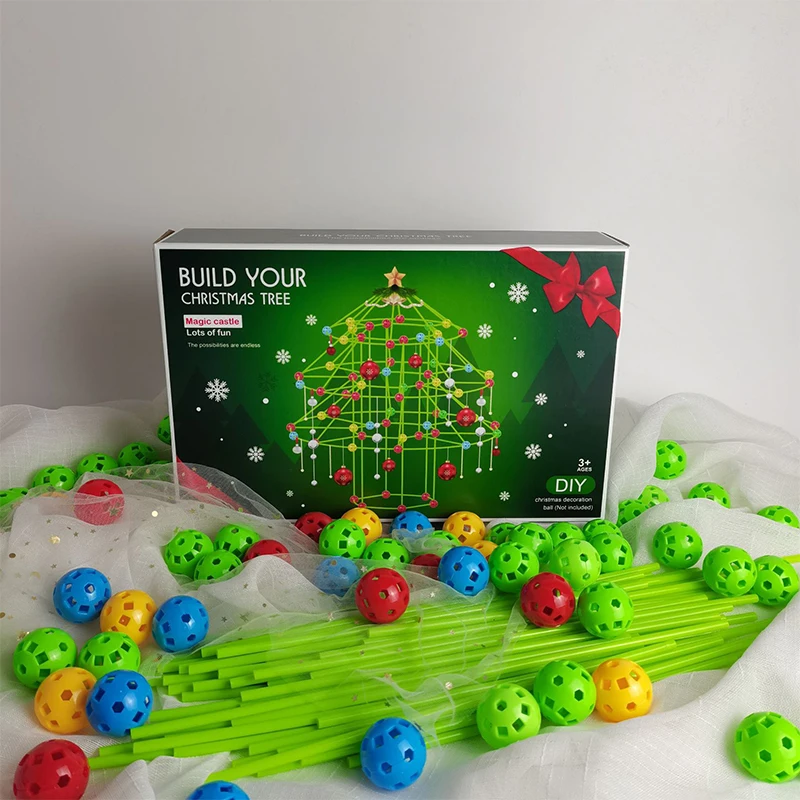 Construcción de bloques de construcción para niños, construcción de castillos, túneles, carpas, Kit de Casa de juego 3D DIY, juguetes de construcción para niños y niñas, regalo de Navidad