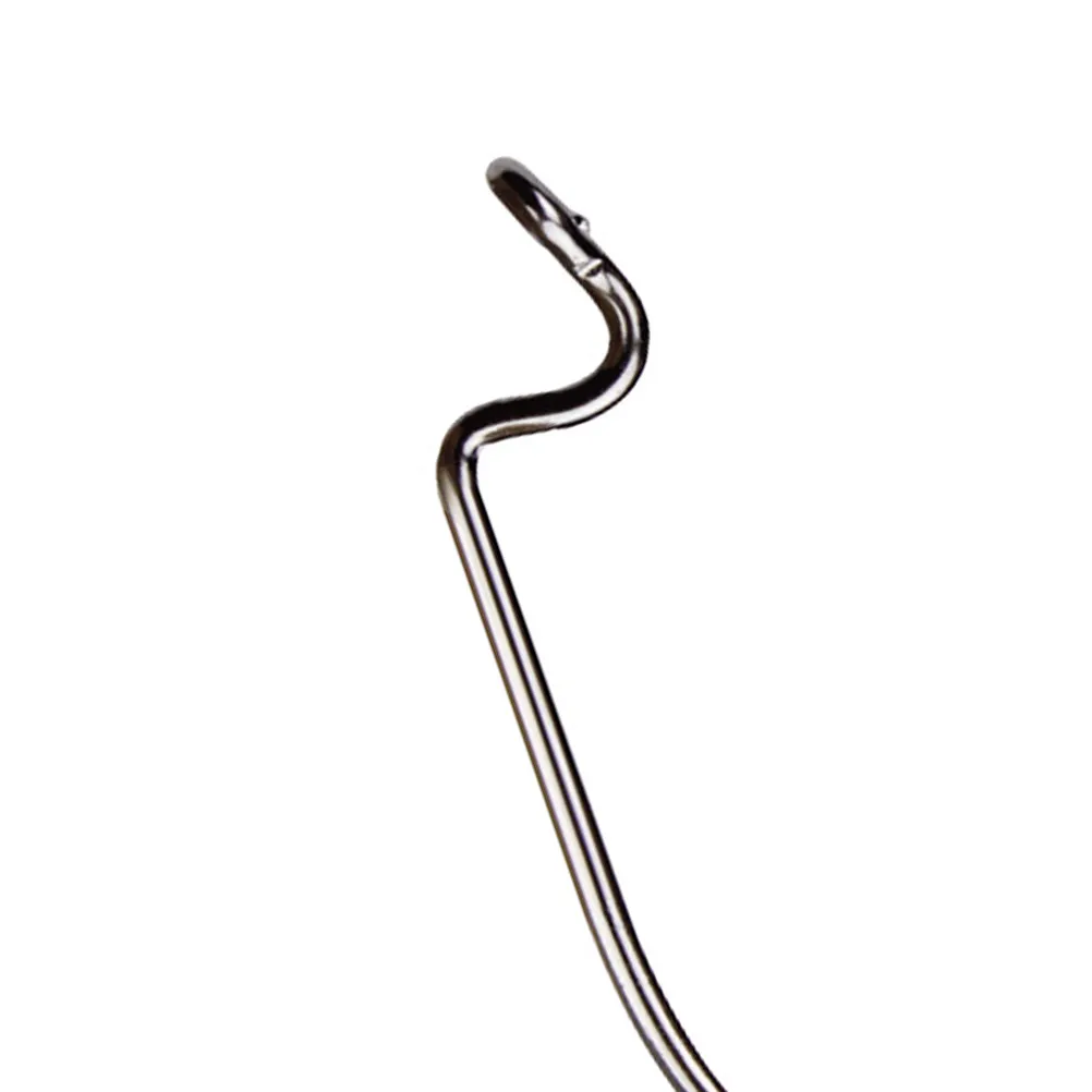 

1Set Long Lasting Carbon Steel Crank Fishing Hook Set Must Have for Fishing Enthusiasts Unique Design Easier Removal