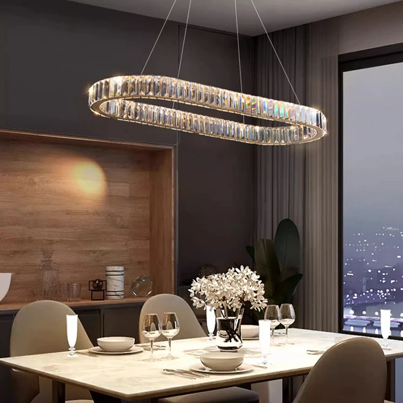 Modern Crystal Chandeliers Indoor Lighting Ceiling Lamp Hanging Lights Led Chandeliers For The Living Room Indoor Lighting