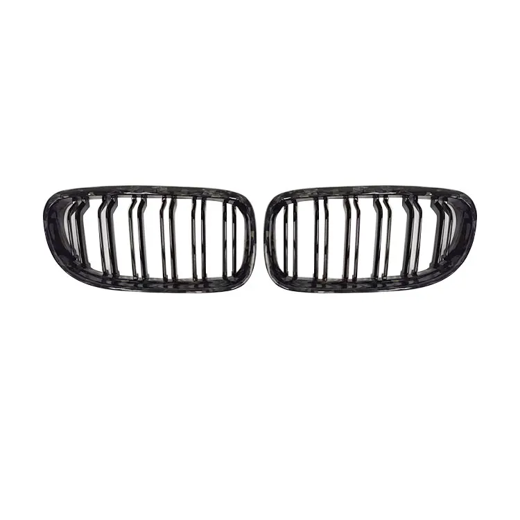 

STLFFor BMWs 3 Series E90 Forged Carbon Fiber Front Kidney Grille Real Carbon Front Bumper Grill Dual-Slat 2008-2011