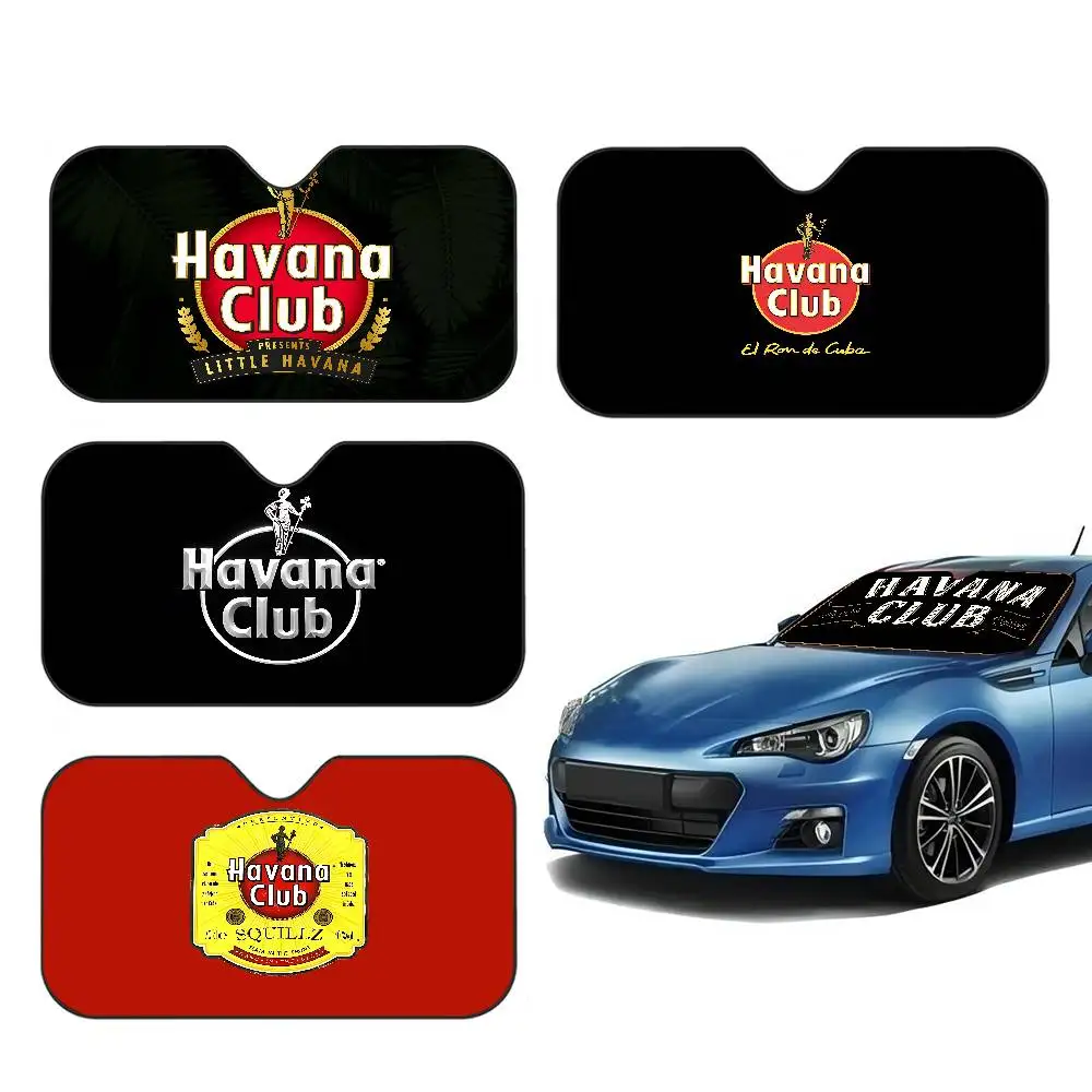 H-Havana C-Club Car Windshield Sun Shade Foldable Car Front Covers Car Sunshade for Car Accessories Blocks Uv Rays