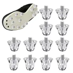 Football Cleat Replacement Studs 12 Pcs Replacement Spikes Track Shoes Set With Metal Head For Soccer Rugby Football Shoes Studs