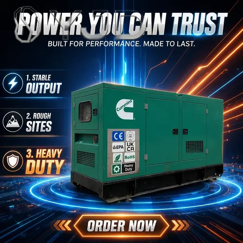 150 Kva Generator Silent Industrial Use Three Phase 60Hz/50Hz Remote Start Mobile Type ATS 100% Efficiency