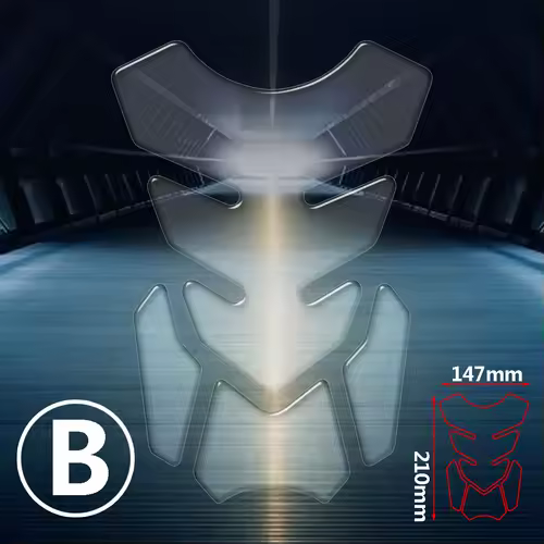Transparent Resin Tank Pad Protector Universal for Motorbike for Kawasaki Honda CBR Suzuki GSXS GSXR Yamaha etc - Image 7