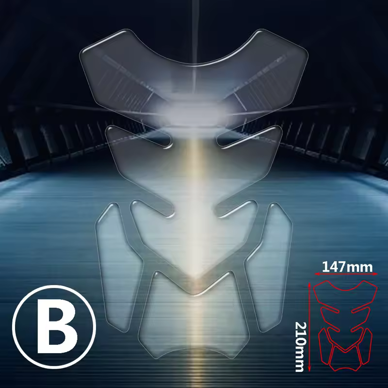Transparent Resin Tank Pad Protector Universal for Motorbike for Kawasaki Honda CBR Suzuki GSXS GSXR Yamaha etc - Image 7