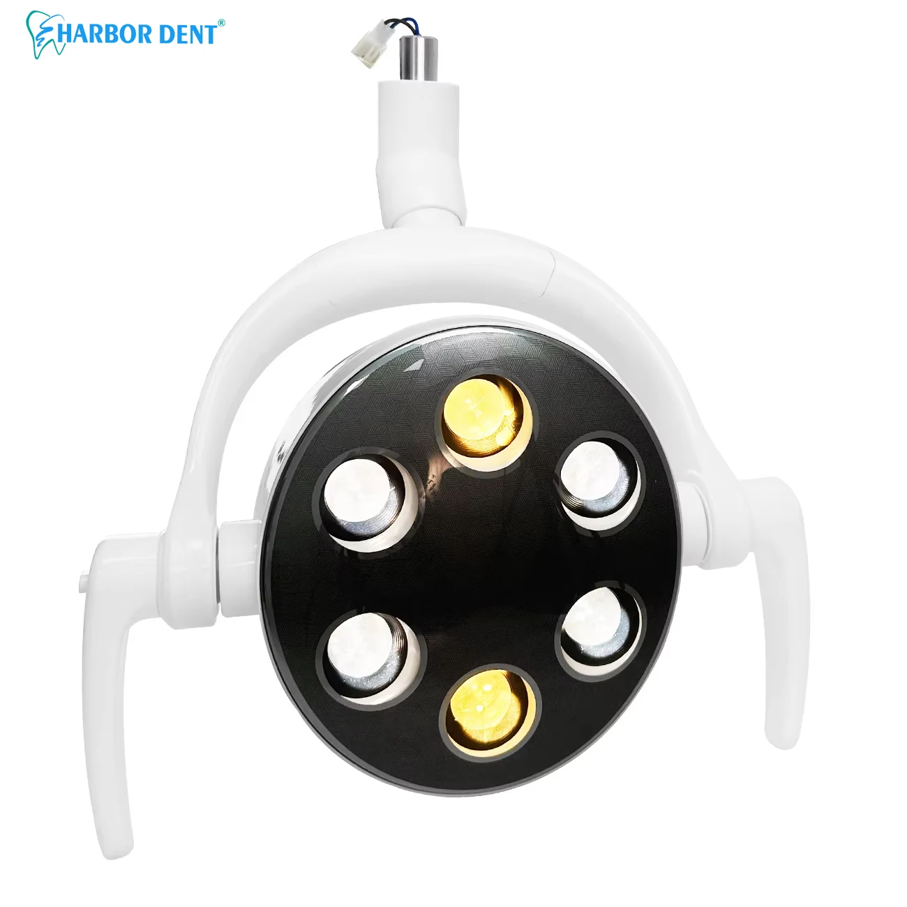 

15 Вт стоматологическая лампа для полости рта, 6 светодиодных датчиков, лампа для оральной хирургии, холодная, теплая, двухцветная, регулировка яркости, универсальные аксессуары