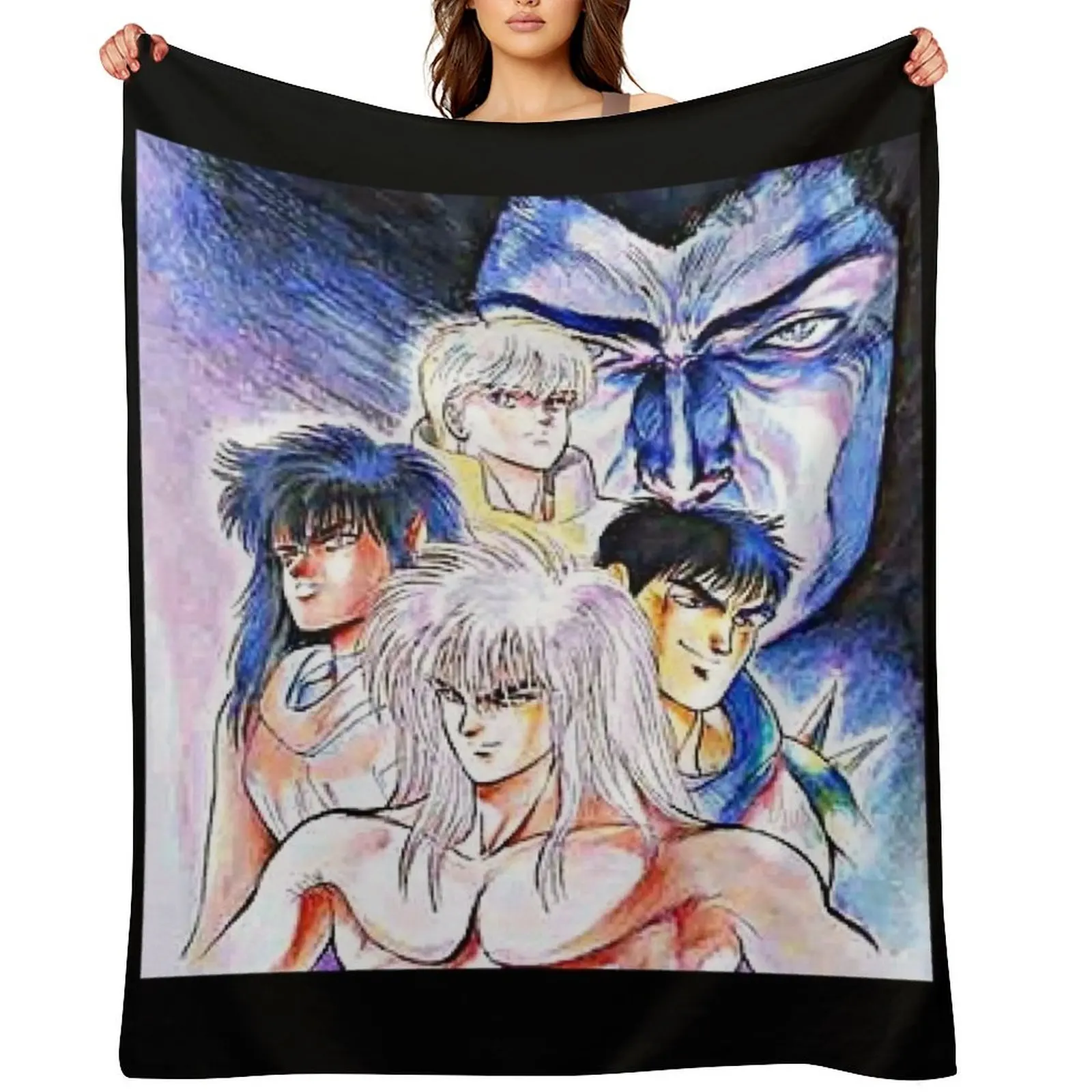 

bastard destroyer of darkness Throw Blanket Retros Thermals For Travel Bed Soft Beds Blankets