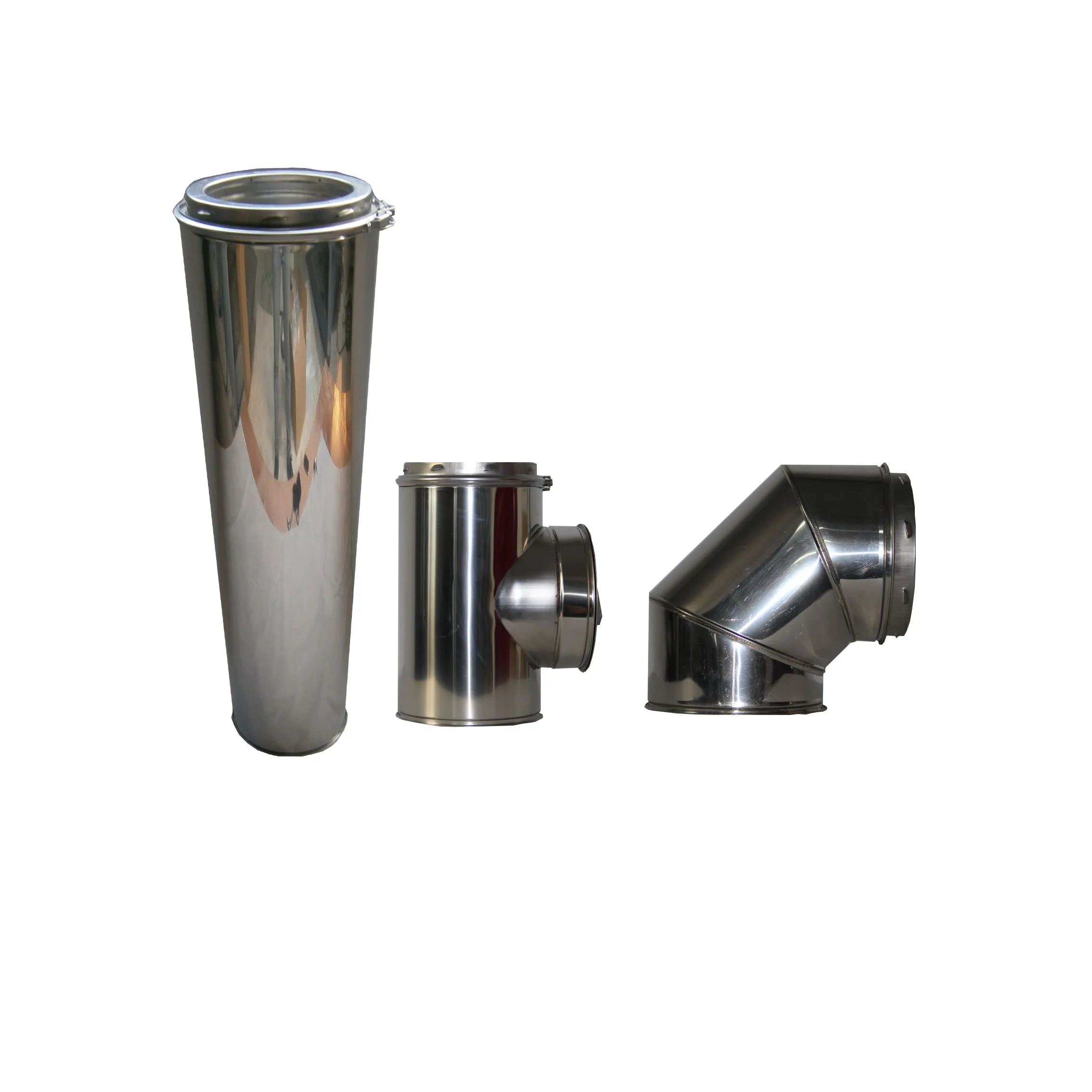 

Twist Lock CE Insulated Double Wall Stainless Steel Stove Pipe