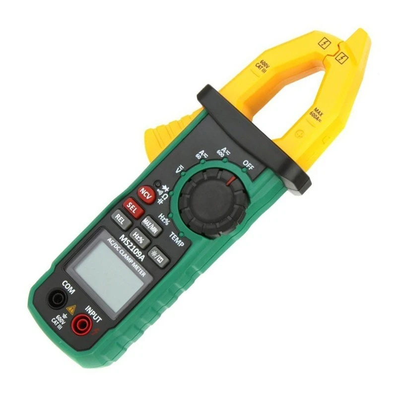 For Clamp Ammeter MS2109A AC/DC 600A High Quality Clamp Meter, Capacitance