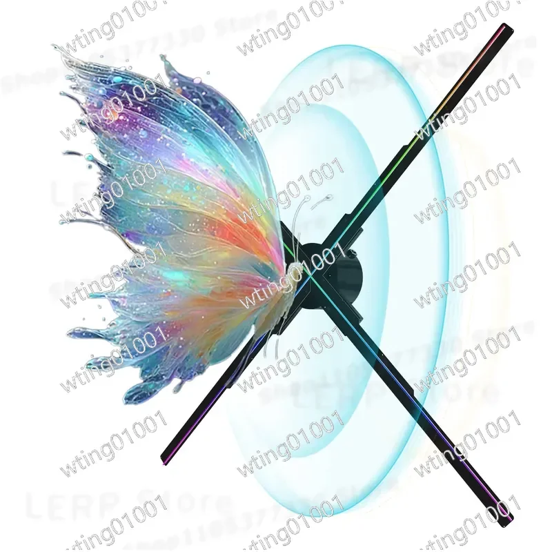 for Air Imaging 3D Holographic Fan LED Display High Definition Virtual Suspension Advertising Screen Intelligent Stereo