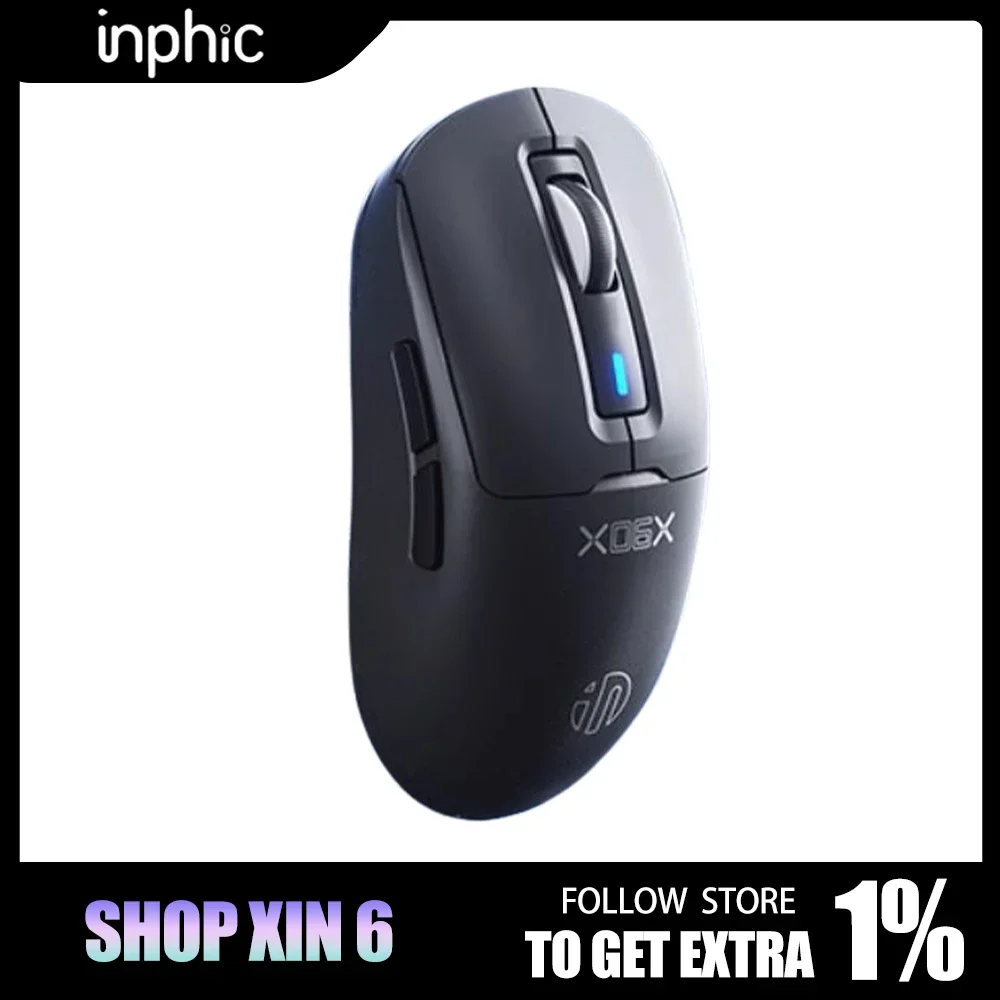 Inphic in6 Se Mouse Tri Mode Bluetooth Wireless Lightweight Ergonomics Gaming Esports Mouse Pc Game Accessories Gamer Mice Gifts