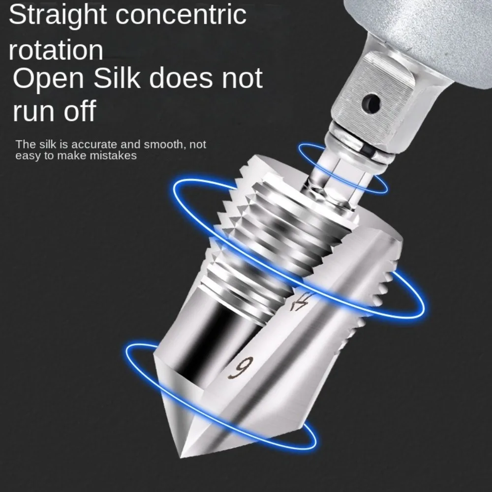 

4 Point and 6 Point Tapping Drilling Expansion Drill Bit Hexagonal Handle 3 in 1 Thread Drill Bit Set High Hardness Punching